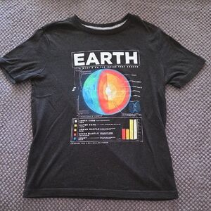 Old Navy Black Earth Graphic Short Sleeve Tee